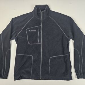 Columbia Men’s Black Fleece Jacket Coat, Men's Large